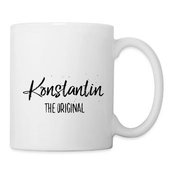 Konstantin - Tasse - Weiß - Rechts