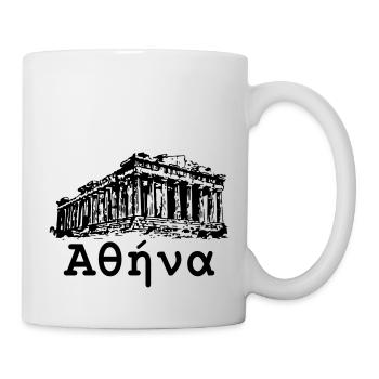 athens_parthenon - Mug blanc - blanc - Droite