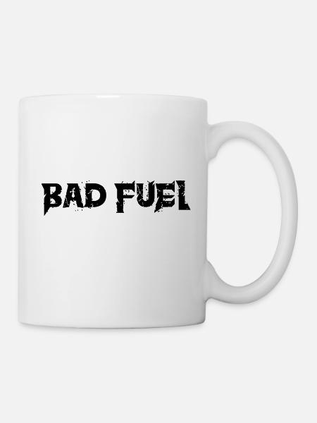 logo Bad carburant - Mug blanc - blanc