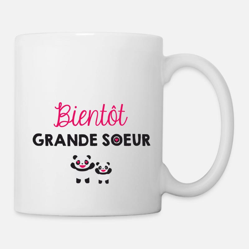 Bientôt grande sœur - Mug blanc - blanc