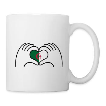 Drapeau Algérie - Mug blanc - blanc - Droite