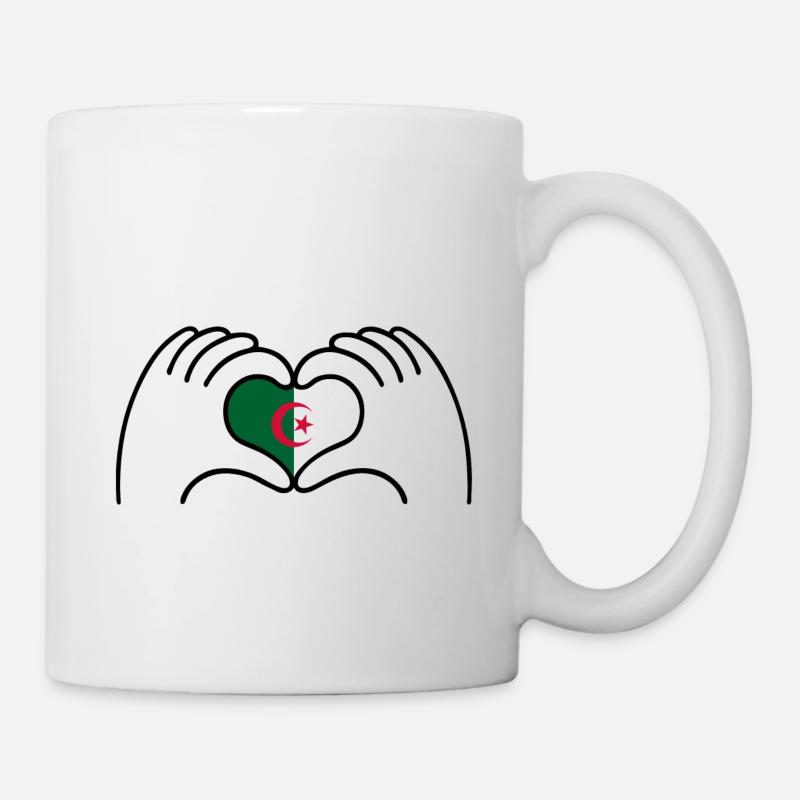 Drapeau Algérie - Mug blanc - blanc