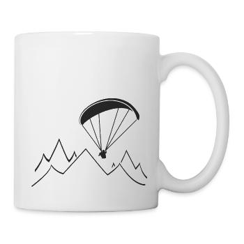 paragliding mountain Geschenk - Tasse - Weiß - Rechts