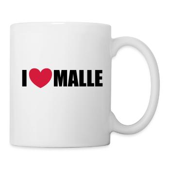 Malle - Tasse - Weiß - Rechts