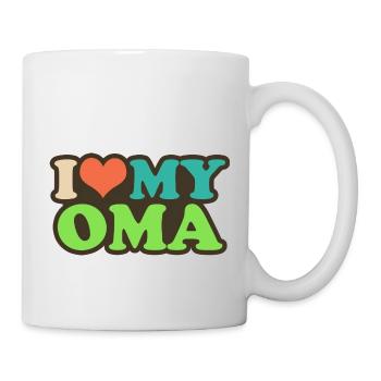 i love my oma - Mug - white - Right