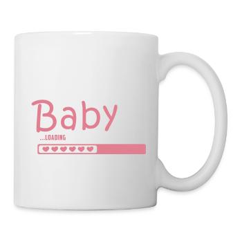 Mum! Pregnant! Pregnancy! Parents! Birth! - Mug - white - Right