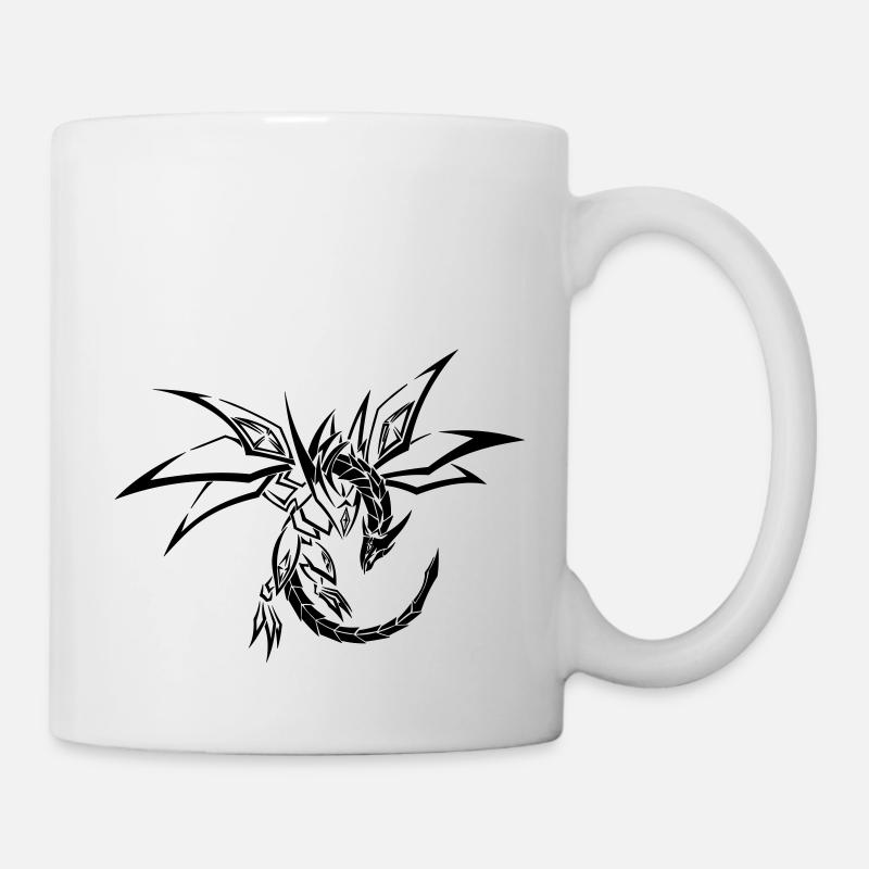 Dragontribal - Tasse - Weiß