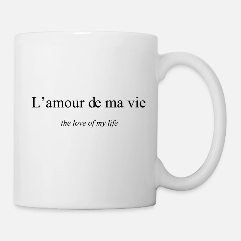 L'amour de ma vie - Mug blanc - blanc