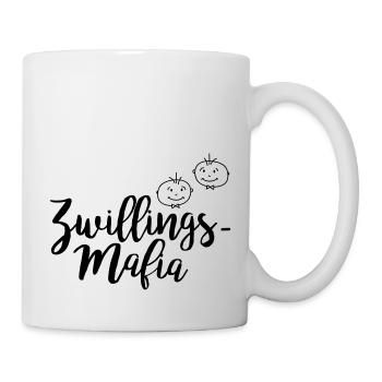 Zwillingsmafia: Buben - Tasse - Weiß - Rechts