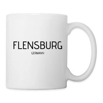 Flensburg - Tasse - Weiß - Rechts