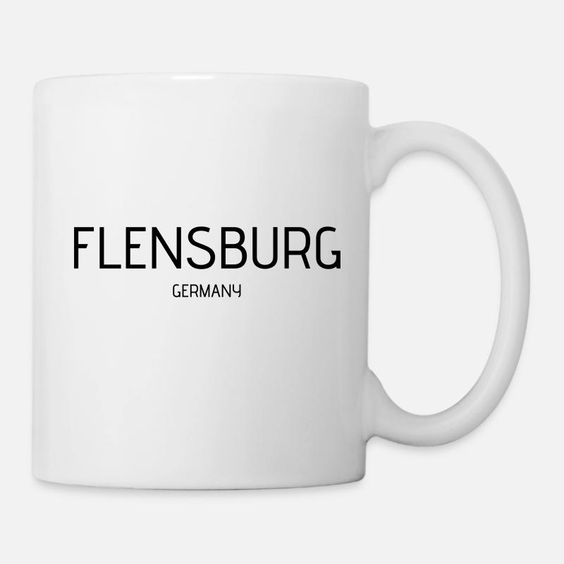 Flensburg - Tasse - Weiß