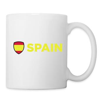 Drapeau national d'Espagne - Mug blanc - blanc - Droite