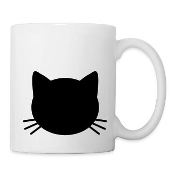 Cute Cat Face - Mug - white - Right
