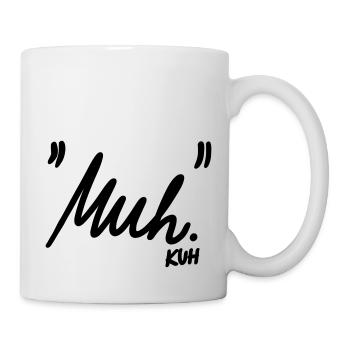 "Muh" - Tasse - Weiß - Rechts
