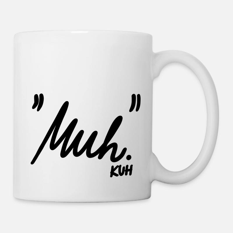 "Muh" - Tasse - Weiß