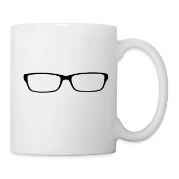 Fashion Brille - Tasse - Weiß - Rechts