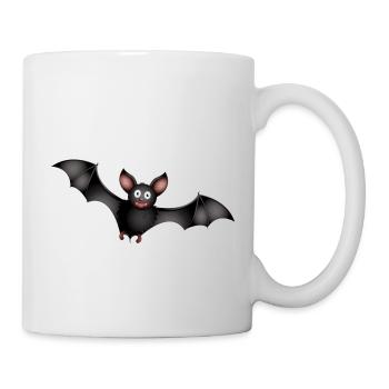 Fledermaus - Tasse - Weiß - Rechts