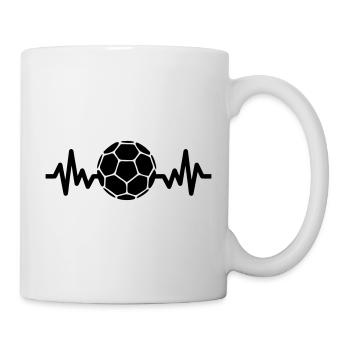 Handball is life - Mug - white - Right