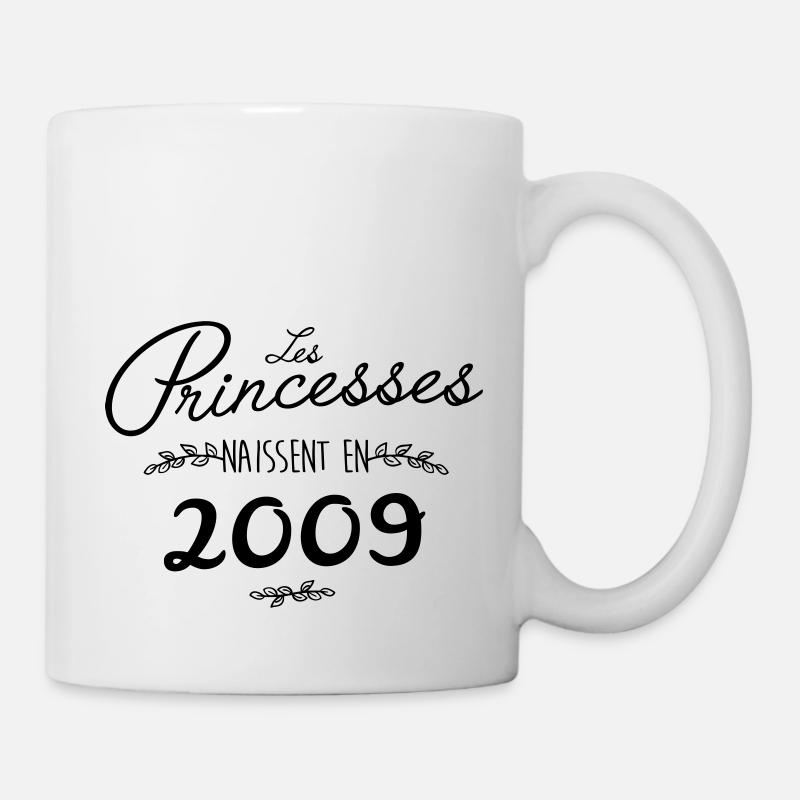 Les princesses naissent en 2009 - Mug blanc - blanc
