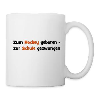 Hockey - Tasse - Weiß - Rechts