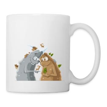 VL123_Berge_4c - Tasse - Weiß - Rechts