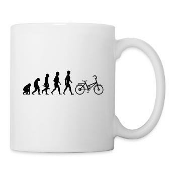fahrrad mountainbike bicycle bike rennrad3 - Tasse - Weiß - Rechts