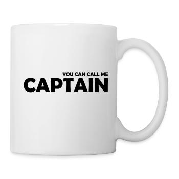 you can call me captain - Tasse - Weiß - Rechts