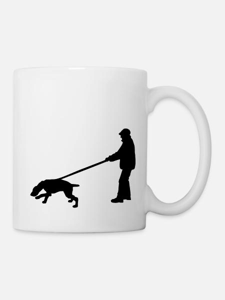mantrailer_2_cb - Mug blanc - blanc