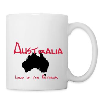 Australien - Tasse - Weiß - Rechts