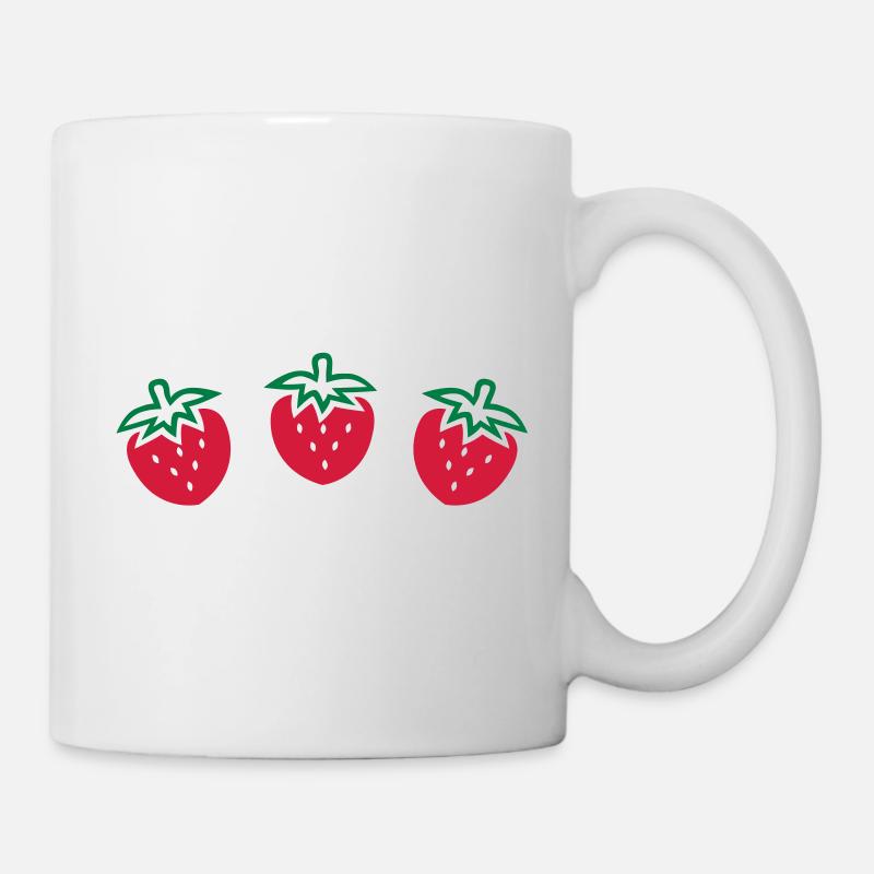 Strawberries - Tasse - Weiß