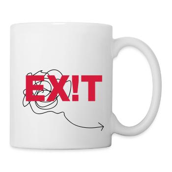EXIT - Tasse - Weiß - Rechts