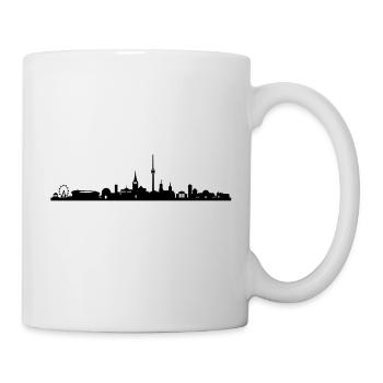skyline stuttgart - Mug blanc - blanc - Droite