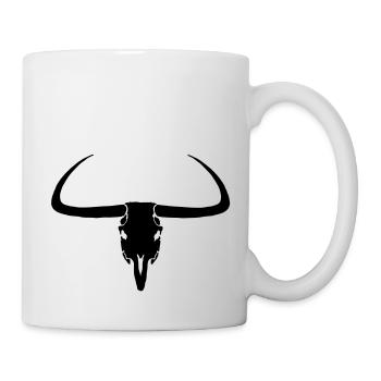 Steer Skull - Mug - white - Right