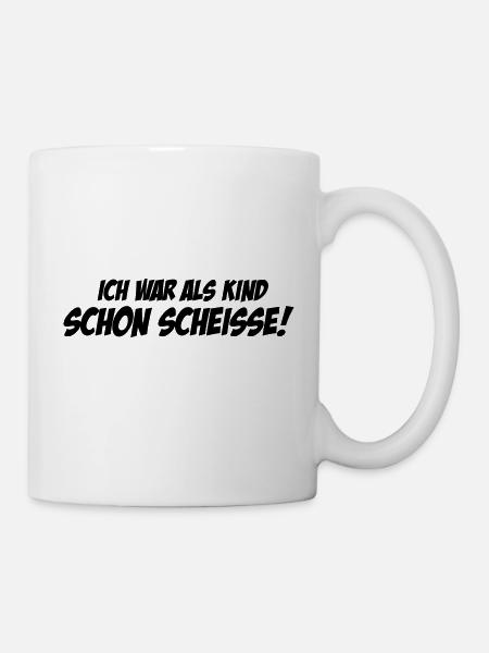 As a kid shit - Mug - white