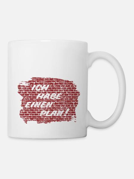 Kult - Ich habe einen Plan! - DDR TV - Tasse - Weiß