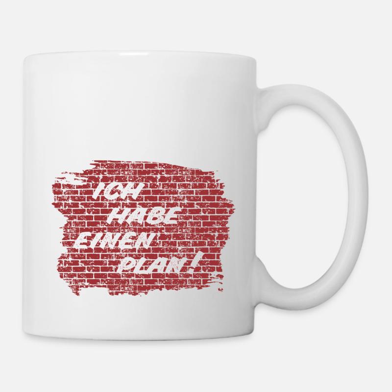 Kult - Ich habe einen Plan! - DDR TV - Tasse - Weiß