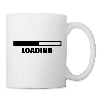 Loading - Tasse - Weiß - Rechts
