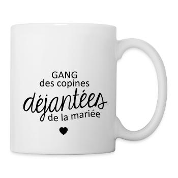 Gang des copines de la mariée - Mug blanc - blanc - Droite