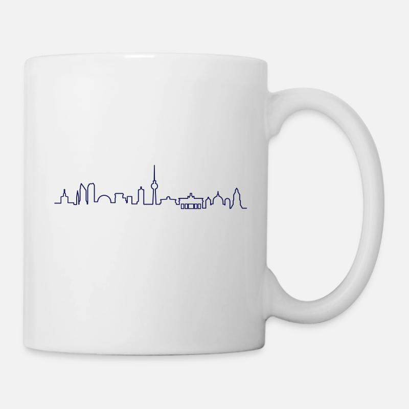 Ligne d'horizon de Berlin - Mug blanc - blanc