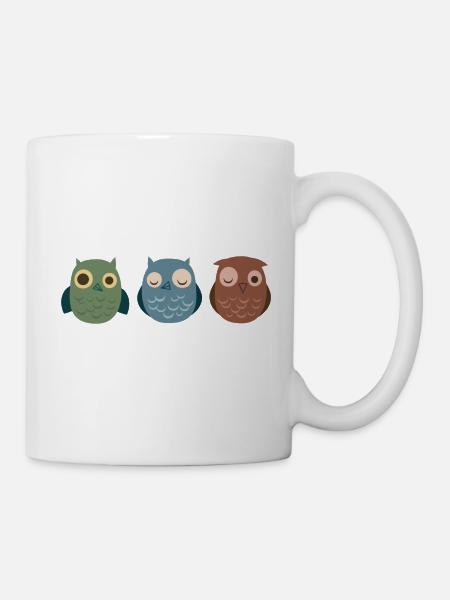 3 Eulen - Mug - white