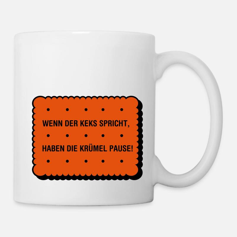 Si le biscuit parle - Mug blanc - blanc