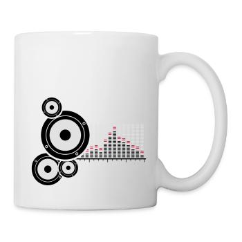 lautsprecher - Tasse - Weiß - Rechts