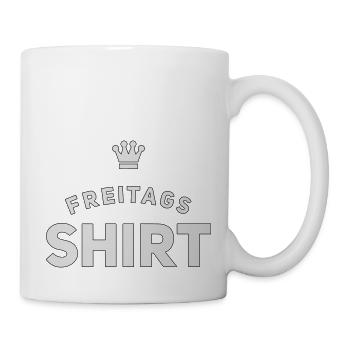 Freitags Shirt - Tasse - Weiß - Rechts