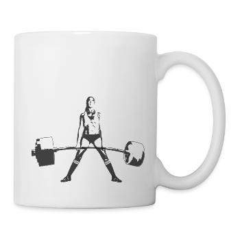 Lift Girl - Mug blanc - blanc - Droite