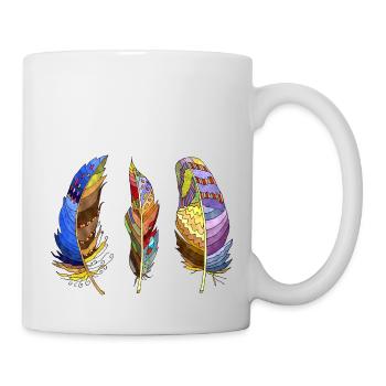 Feathers - Mug - white - Right
