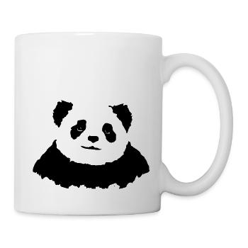 never say no to panda - Tasse - Weiß - Rechts