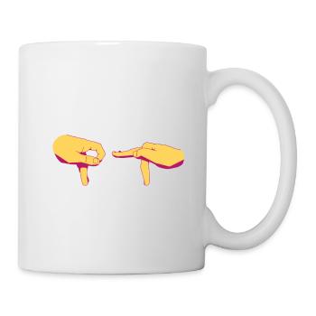 pété gang jaune - Mug blanc - blanc - Droite