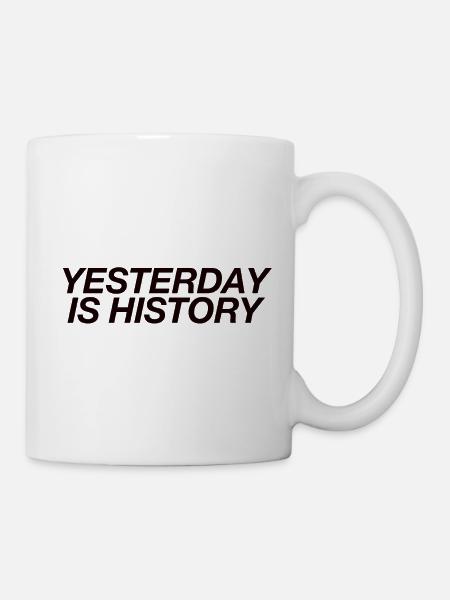 History - Tasse - Weiß