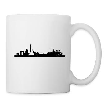 Paris Skyline Louvre - Mug - white - Right