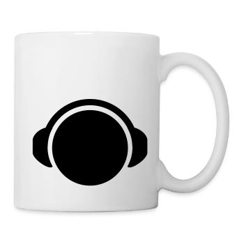 dj_kopfhoerer___f1 - Tasse - Weiß - Rechts